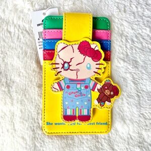 Universal Studios Hollywood Hello Kitty Chucky Card Holder Wallet